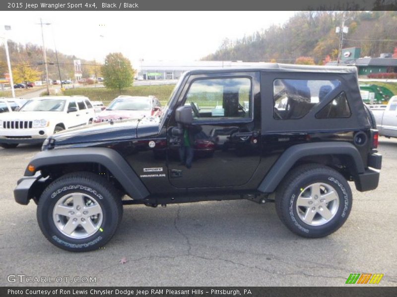 Black / Black 2015 Jeep Wrangler Sport 4x4
