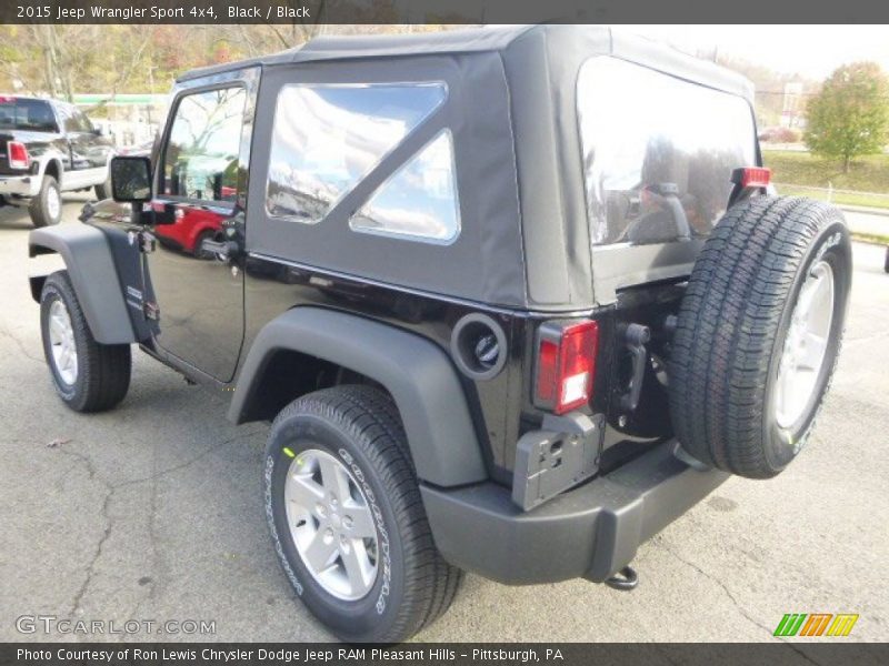 Black / Black 2015 Jeep Wrangler Sport 4x4