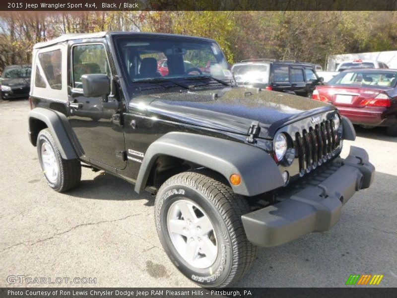 Black / Black 2015 Jeep Wrangler Sport 4x4