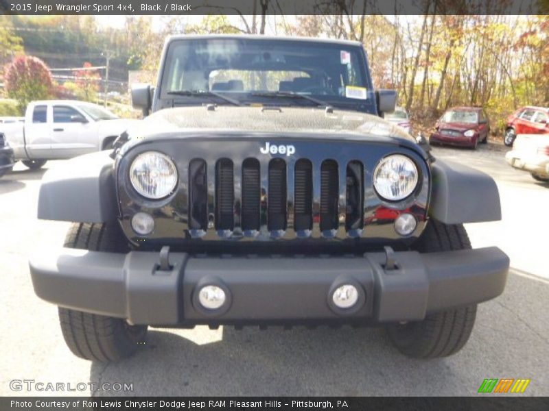 Black / Black 2015 Jeep Wrangler Sport 4x4