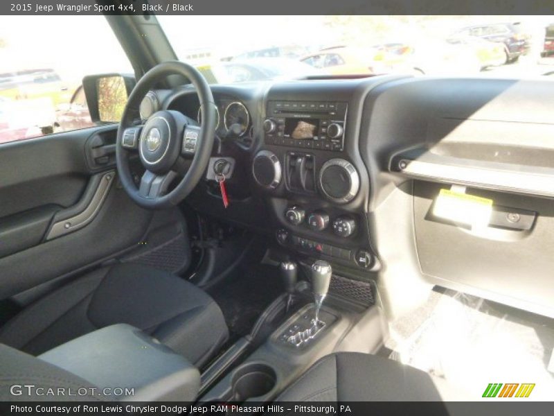 Black / Black 2015 Jeep Wrangler Sport 4x4