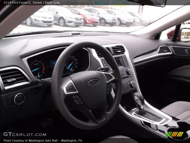 Sunset / Earth Gray 2014 Ford Fusion S