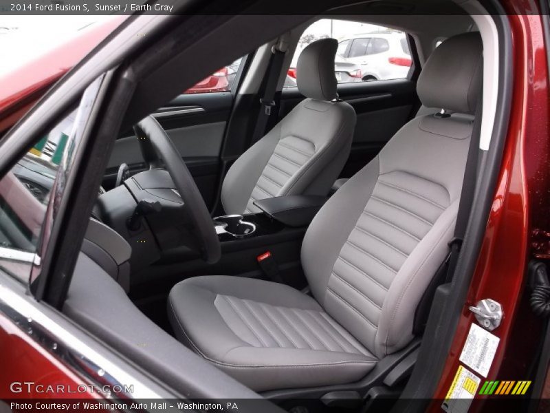 Sunset / Earth Gray 2014 Ford Fusion S