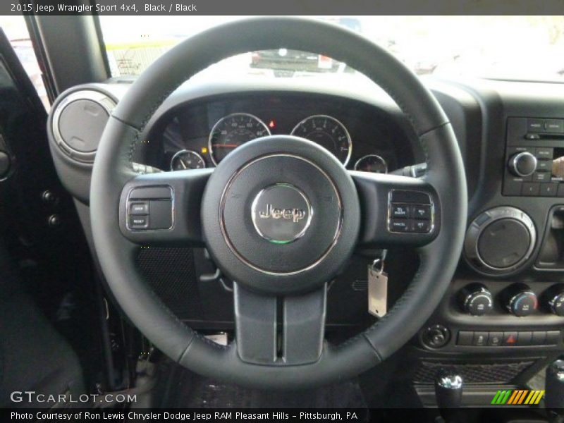 Black / Black 2015 Jeep Wrangler Sport 4x4