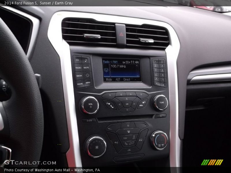 Sunset / Earth Gray 2014 Ford Fusion S