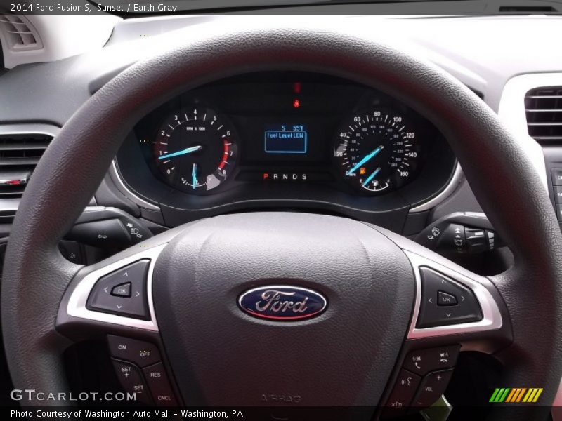 Sunset / Earth Gray 2014 Ford Fusion S