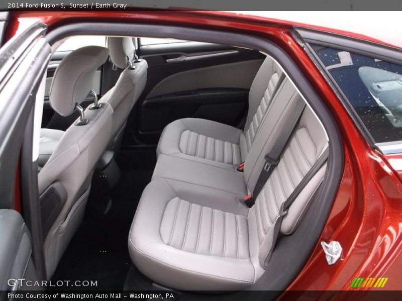 Sunset / Earth Gray 2014 Ford Fusion S
