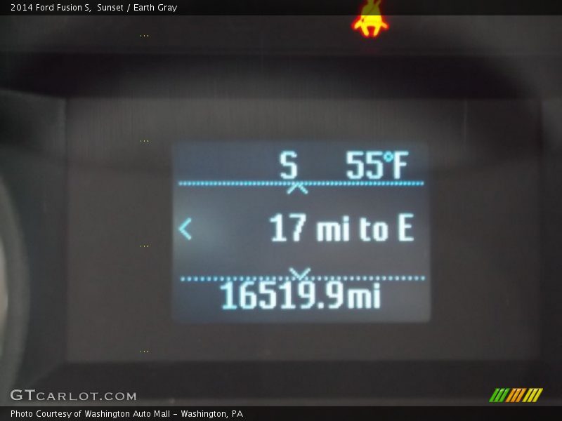 Sunset / Earth Gray 2014 Ford Fusion S