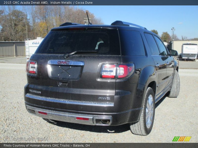 Iridium Metallic / Cocoa Dune 2015 GMC Acadia Denali AWD