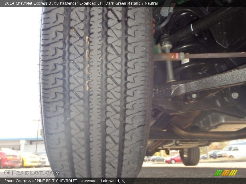 Undercarriage of 2014 Express 3500 Passenger Extended LT