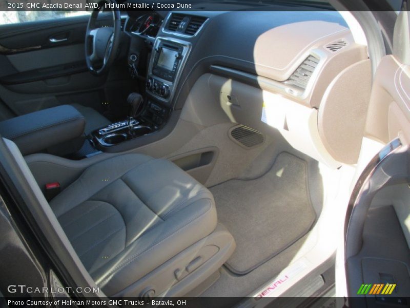 Iridium Metallic / Cocoa Dune 2015 GMC Acadia Denali AWD