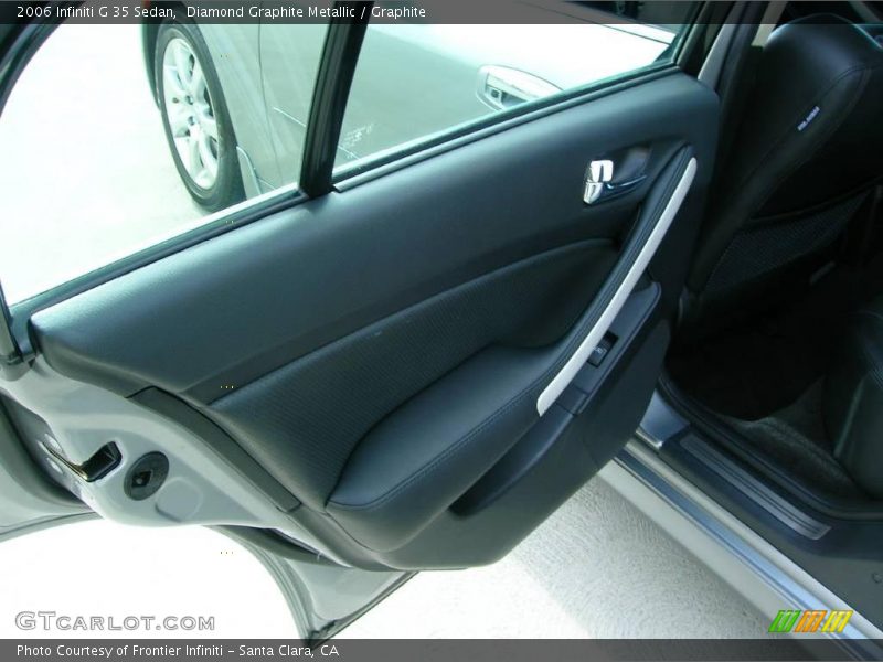 Diamond Graphite Metallic / Graphite 2006 Infiniti G 35 Sedan