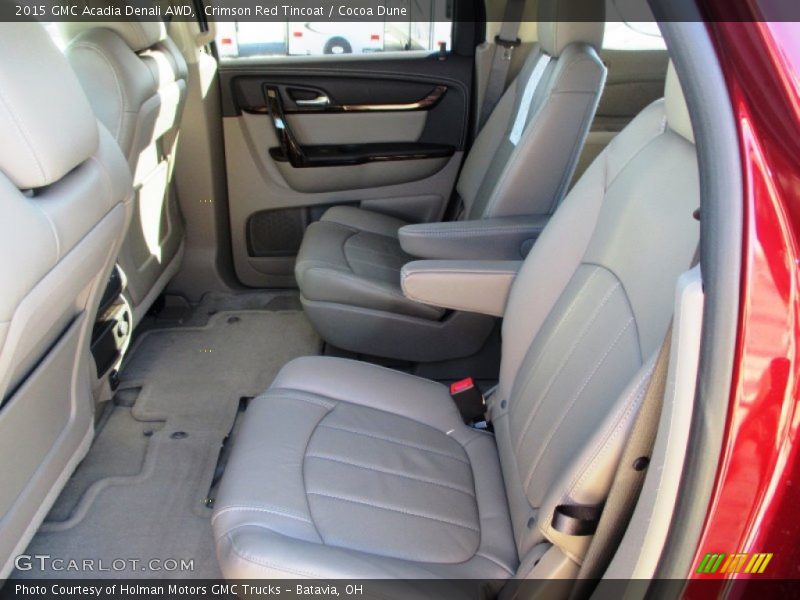 Crimson Red Tincoat / Cocoa Dune 2015 GMC Acadia Denali AWD