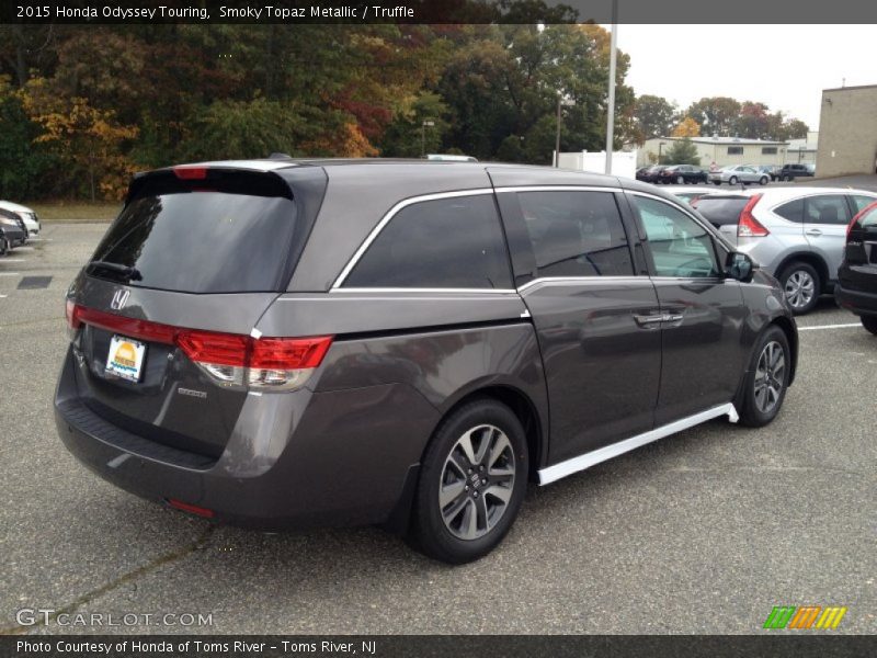 Smoky Topaz Metallic / Truffle 2015 Honda Odyssey Touring