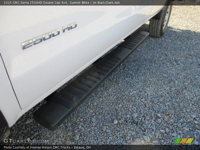 Summit White / Jet Black/Dark Ash 2015 GMC Sierra 2500HD Double Cab 4x4