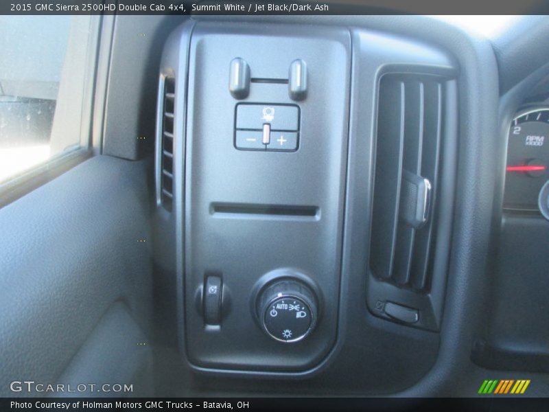 Summit White / Jet Black/Dark Ash 2015 GMC Sierra 2500HD Double Cab 4x4