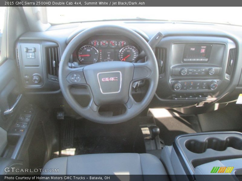 Summit White / Jet Black/Dark Ash 2015 GMC Sierra 2500HD Double Cab 4x4