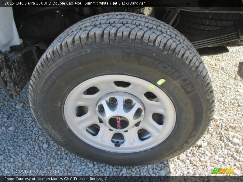 Summit White / Jet Black/Dark Ash 2015 GMC Sierra 2500HD Double Cab 4x4