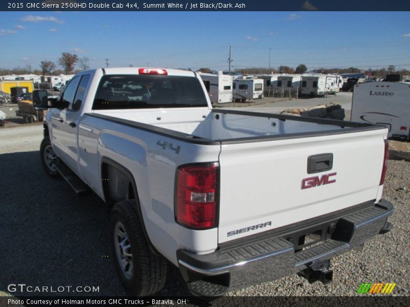 Summit White / Jet Black/Dark Ash 2015 GMC Sierra 2500HD Double Cab 4x4