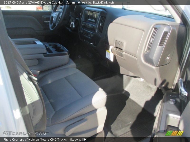 Summit White / Jet Black/Dark Ash 2015 GMC Sierra 2500HD Double Cab 4x4