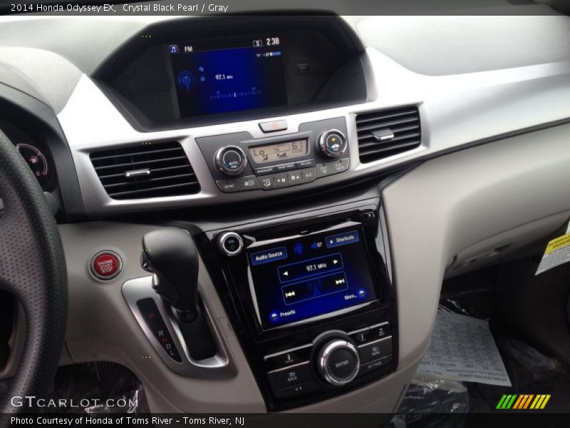 Crystal Black Pearl / Gray 2014 Honda Odyssey EX