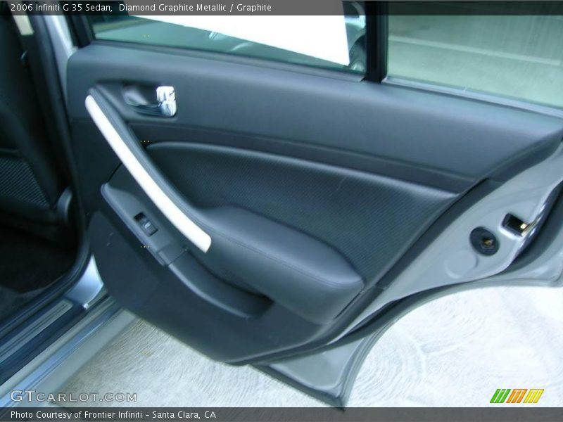 Diamond Graphite Metallic / Graphite 2006 Infiniti G 35 Sedan
