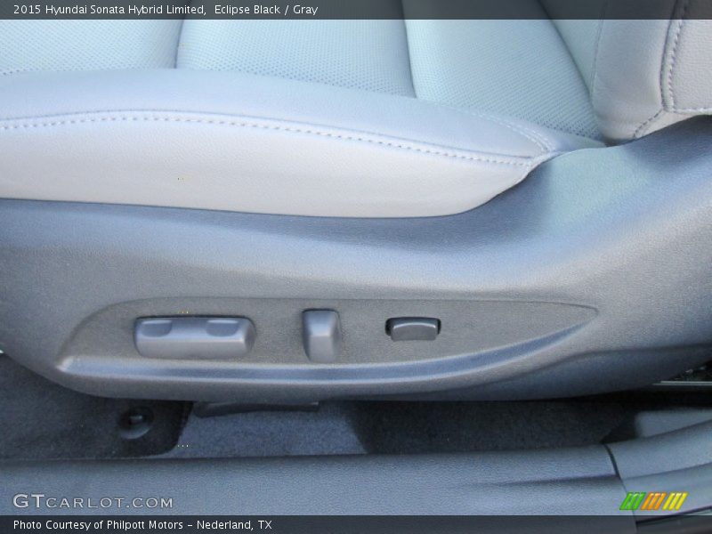 Eclipse Black / Gray 2015 Hyundai Sonata Hybrid Limited