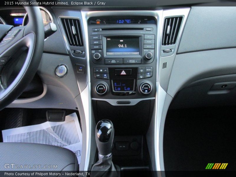 Controls of 2015 Sonata Hybrid Limited