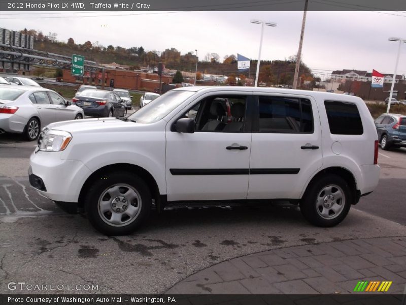 Taffeta White / Gray 2012 Honda Pilot LX 4WD