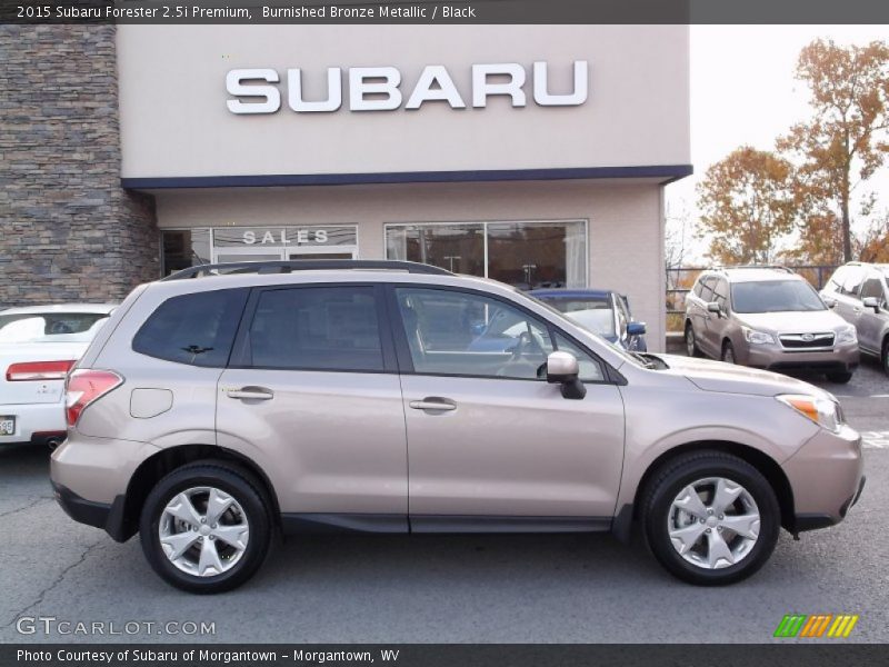 Burnished Bronze Metallic / Black 2015 Subaru Forester 2.5i Premium