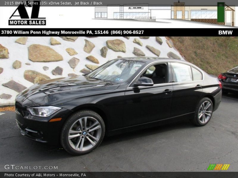 Jet Black / Black 2015 BMW 3 Series 335i xDrive Sedan
