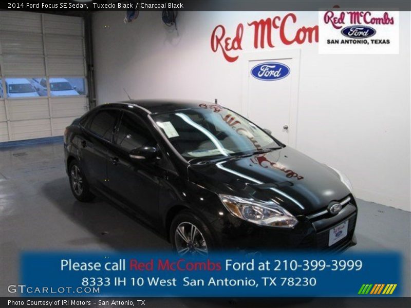 Tuxedo Black / Charcoal Black 2014 Ford Focus SE Sedan