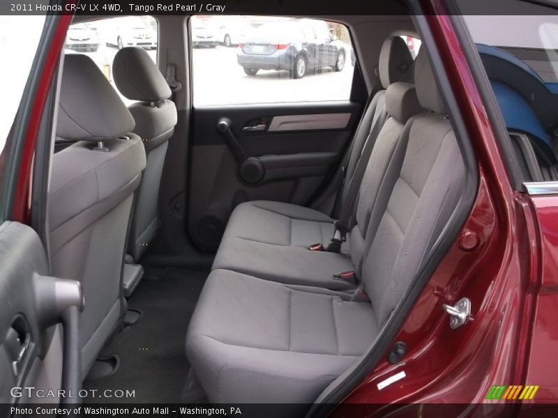 Tango Red Pearl / Gray 2011 Honda CR-V LX 4WD