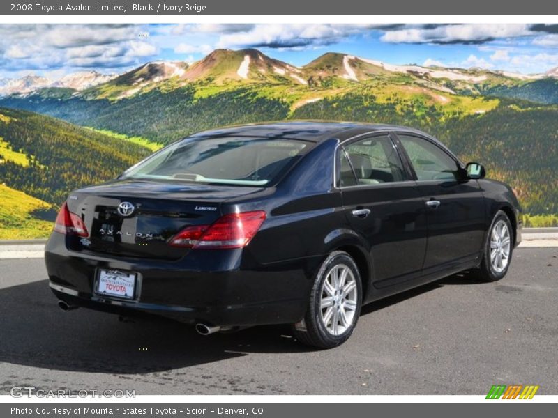 Black / Ivory Beige 2008 Toyota Avalon Limited