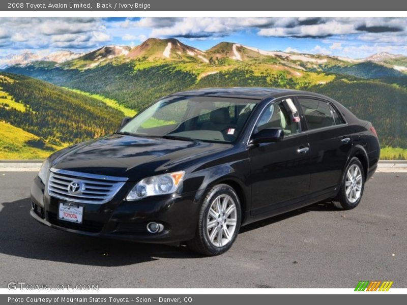 Black / Ivory Beige 2008 Toyota Avalon Limited