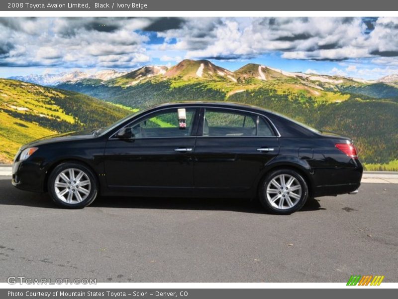 Black / Ivory Beige 2008 Toyota Avalon Limited