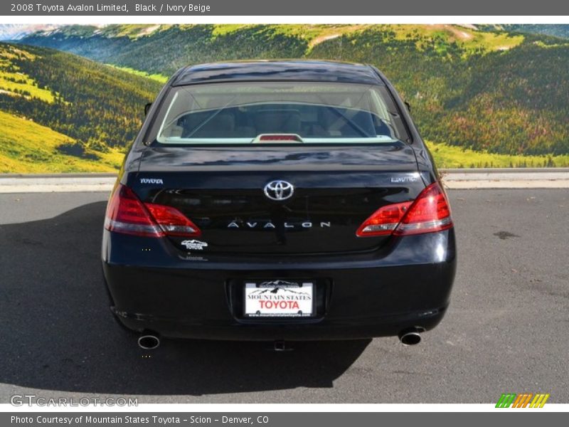 Black / Ivory Beige 2008 Toyota Avalon Limited