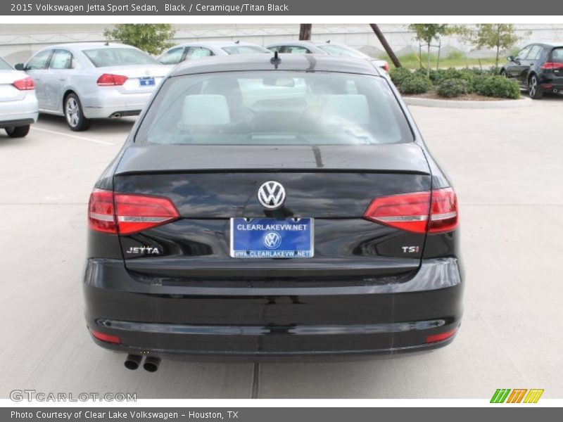 Black / Ceramique/Titan Black 2015 Volkswagen Jetta Sport Sedan