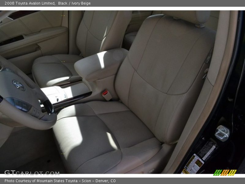 Black / Ivory Beige 2008 Toyota Avalon Limited