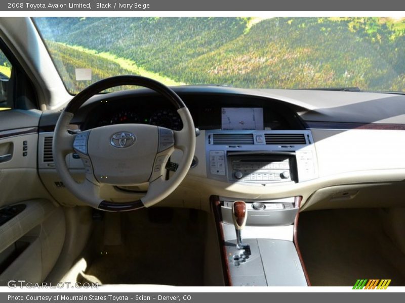 Black / Ivory Beige 2008 Toyota Avalon Limited
