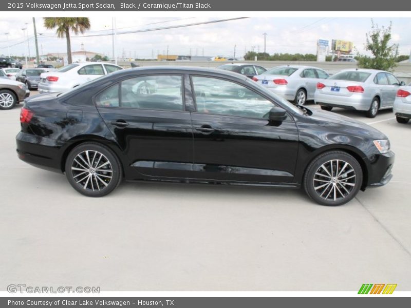 Black / Ceramique/Titan Black 2015 Volkswagen Jetta Sport Sedan