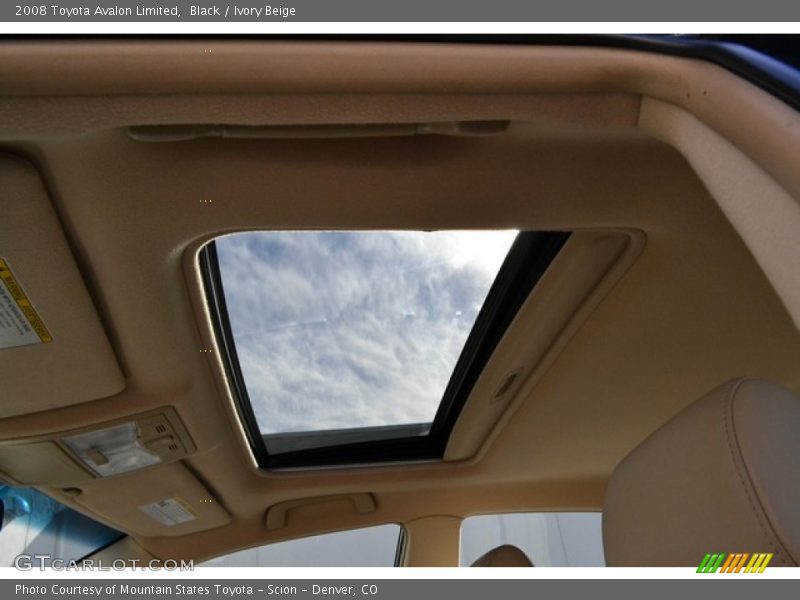 Black / Ivory Beige 2008 Toyota Avalon Limited