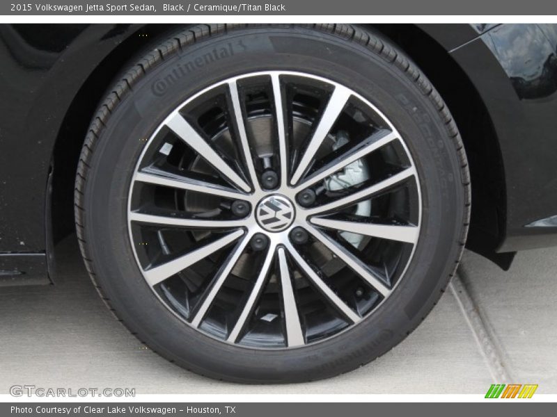 Black / Ceramique/Titan Black 2015 Volkswagen Jetta Sport Sedan