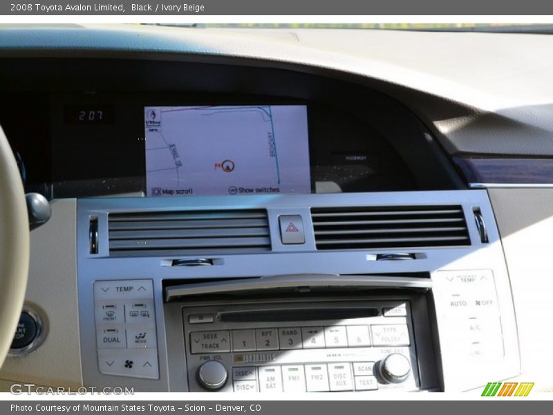 Black / Ivory Beige 2008 Toyota Avalon Limited