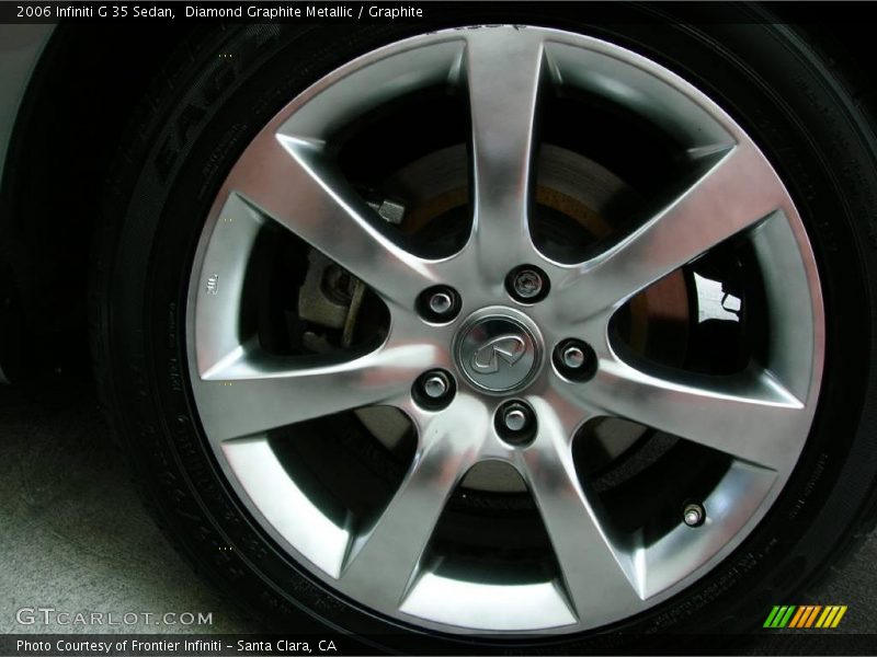 Diamond Graphite Metallic / Graphite 2006 Infiniti G 35 Sedan