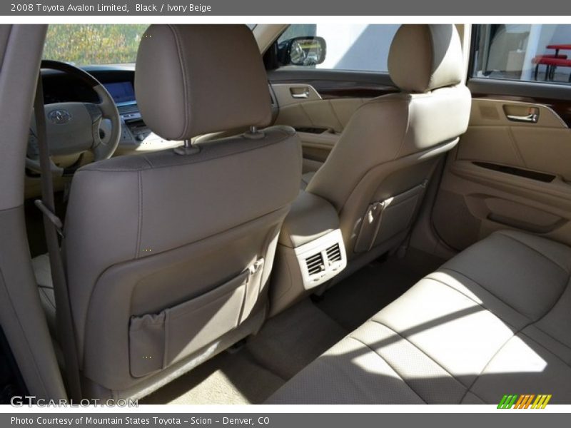 Black / Ivory Beige 2008 Toyota Avalon Limited