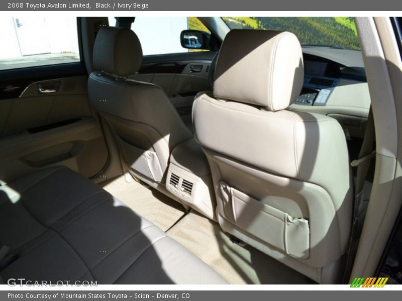 Black / Ivory Beige 2008 Toyota Avalon Limited
