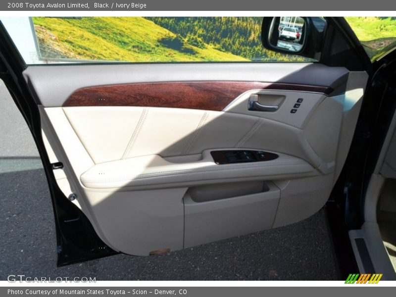 Black / Ivory Beige 2008 Toyota Avalon Limited