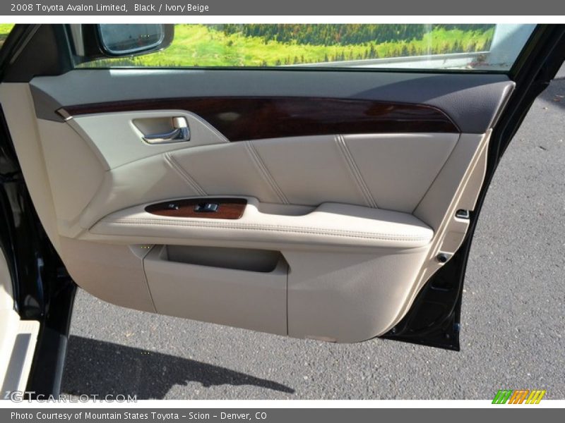 Black / Ivory Beige 2008 Toyota Avalon Limited