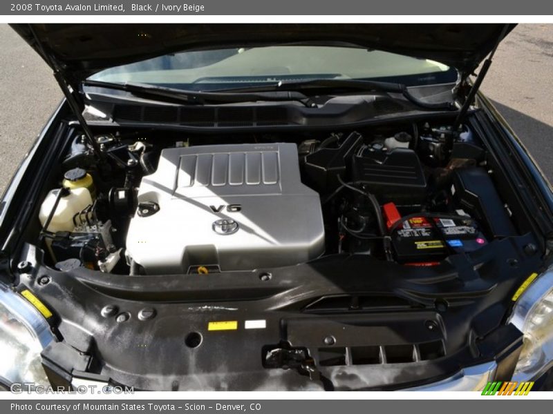 Black / Ivory Beige 2008 Toyota Avalon Limited